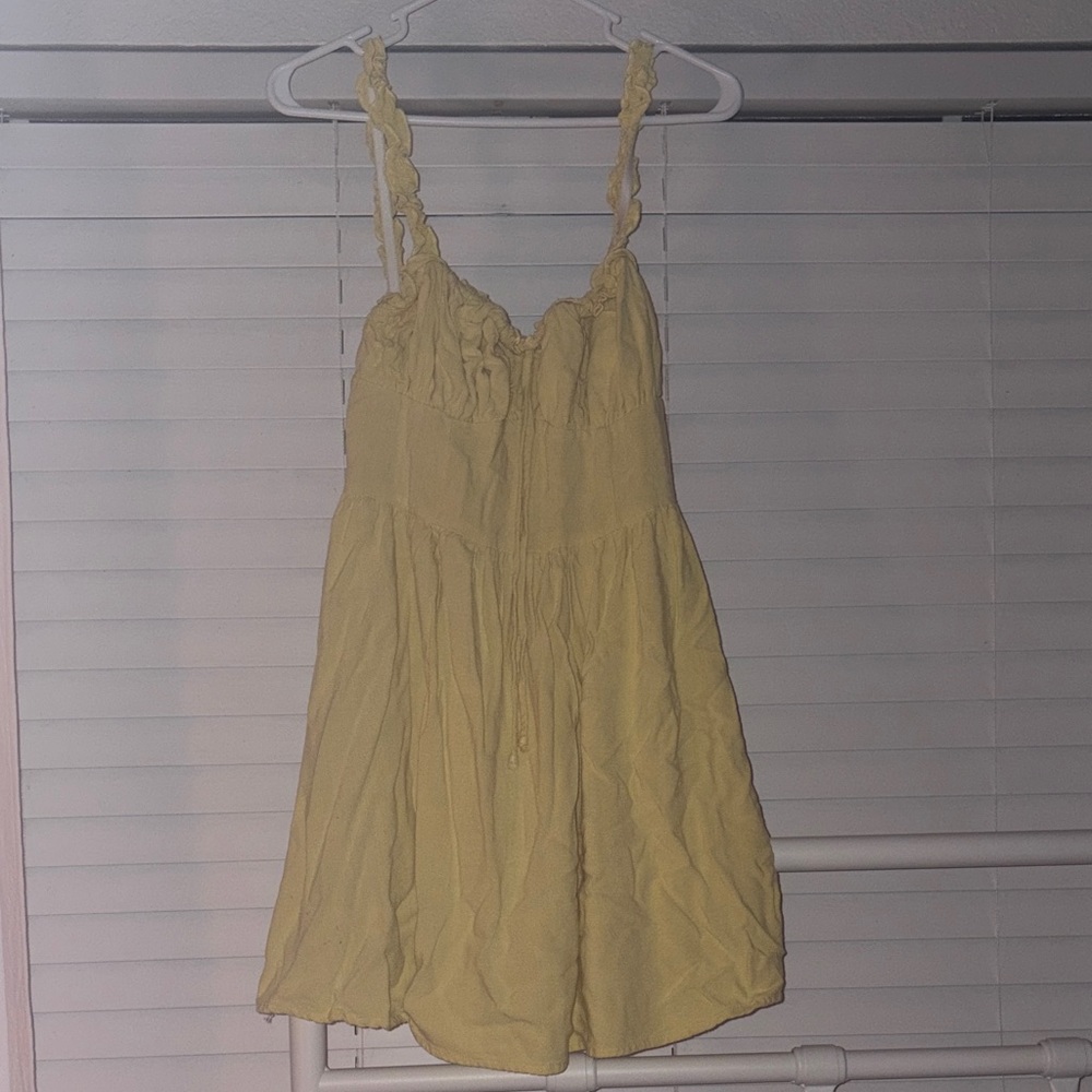 Yellow Sleeveless Dress